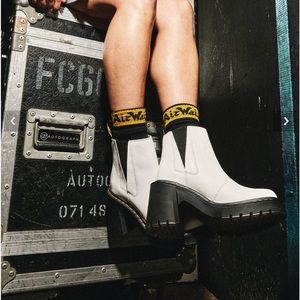 Dr Marten White Chelsea Boots